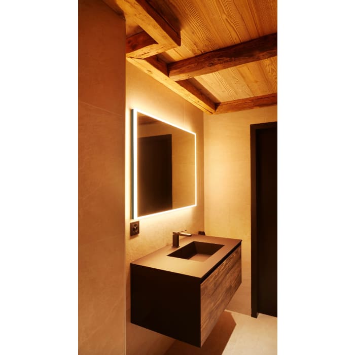 Schneider GLOW HCL Lichtspiegel A/SP 90/HCL 90 x 76 cm mit LED Beleuchtung und Tageszeitsteuerung