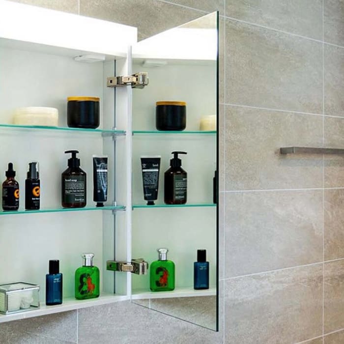 Schneider LOW basic LED 15 cm Spiegelschrank LOB 150/3/LED 149,5 x 74,7 cm, 3000 K, DE