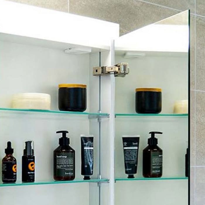 Schneider LOW basic LED Spiegelschrank LOB 60/1/F/LED 59,5 x 74,7 cm, 3000 K, CH