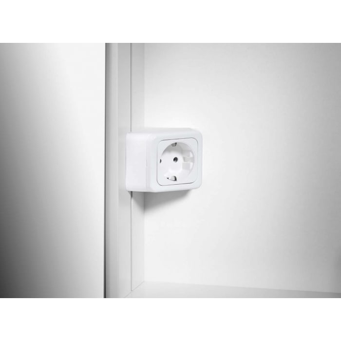 Schneider LOW plus LED Spiegelschrank LOP 60/2/LED/L 59,5 x 74,7 cm, 3000 K, Steckdose links, DE