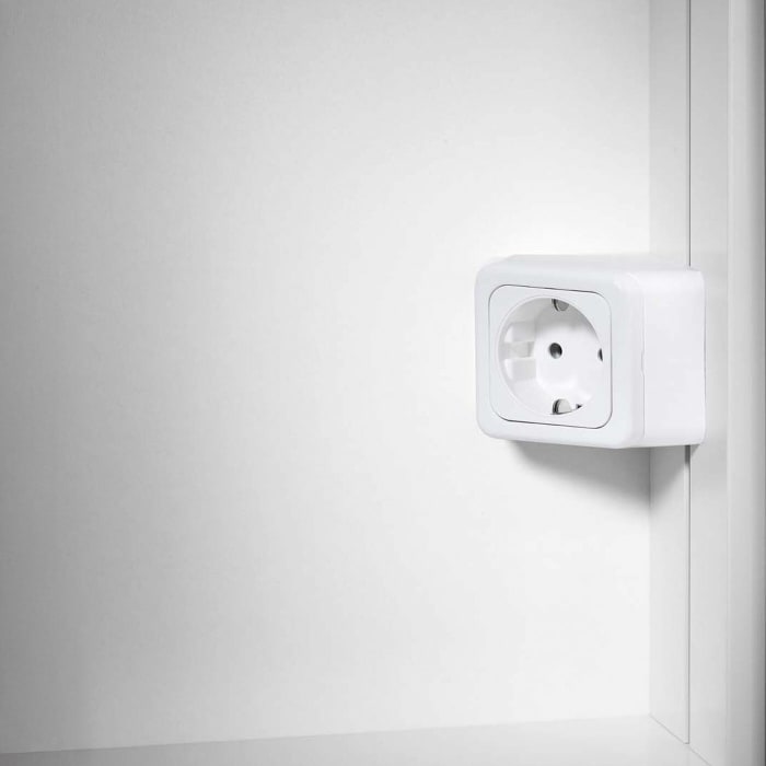 Schneider LOW plus LED Spiegelschrank LOP 120/2/LED 119,5 x 74,7 cm, 4000 K, 2 Steckdosen unten, DE