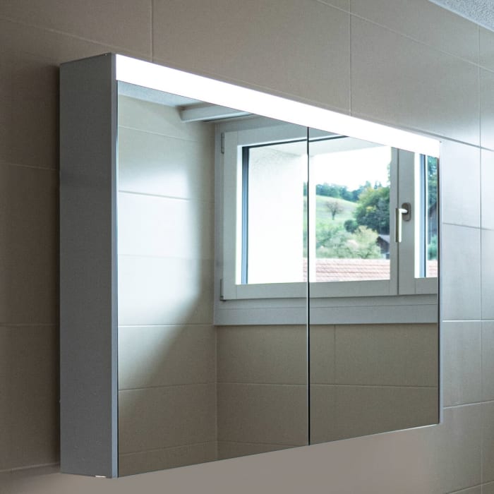 Schneider OBJECT Line Comfort LED Spiegelschrank OLC1 60/2/LED 59,5 x 74,2 cm, 4000 K, DE