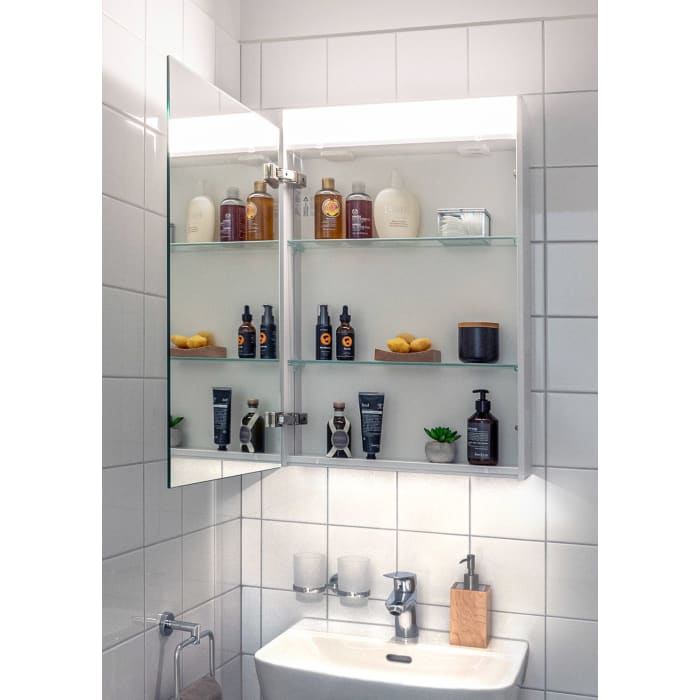 Schneider OBJECT Line Superior LED Spiegelschrank OLS1 50/1/LED/R 49,5 x 74,3 cm, 3000 K, DE