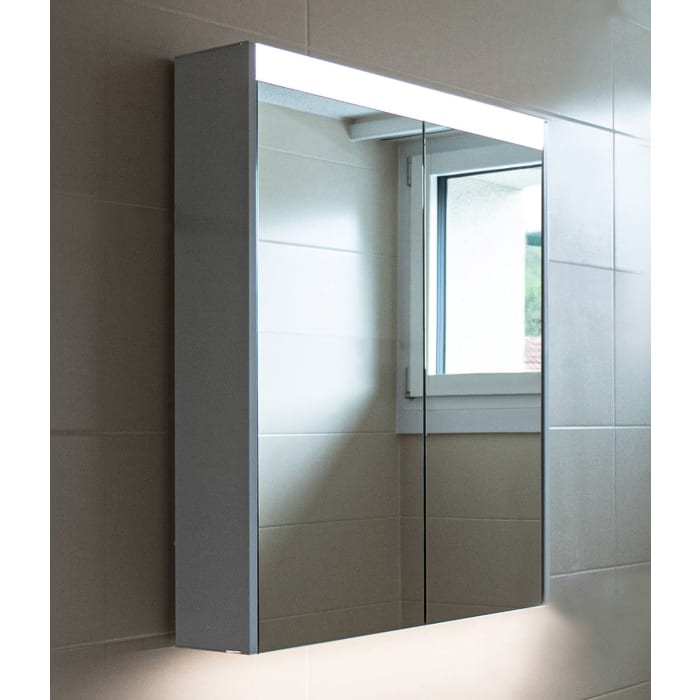 Schneider OBJECT Line Superior LED Spiegelschrank OLS1 80/2/LED 79,5 x 74,3 cm, 3000 K, DE