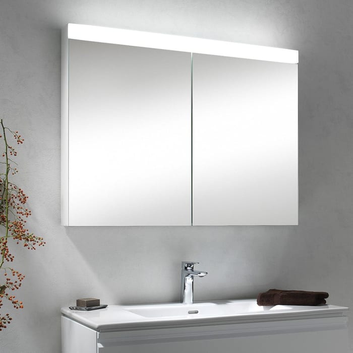 Schneider PATA LED Spiegelschrank PAT 90/2/LED 89,5 x 75,6 cm, 3000 K, DE
