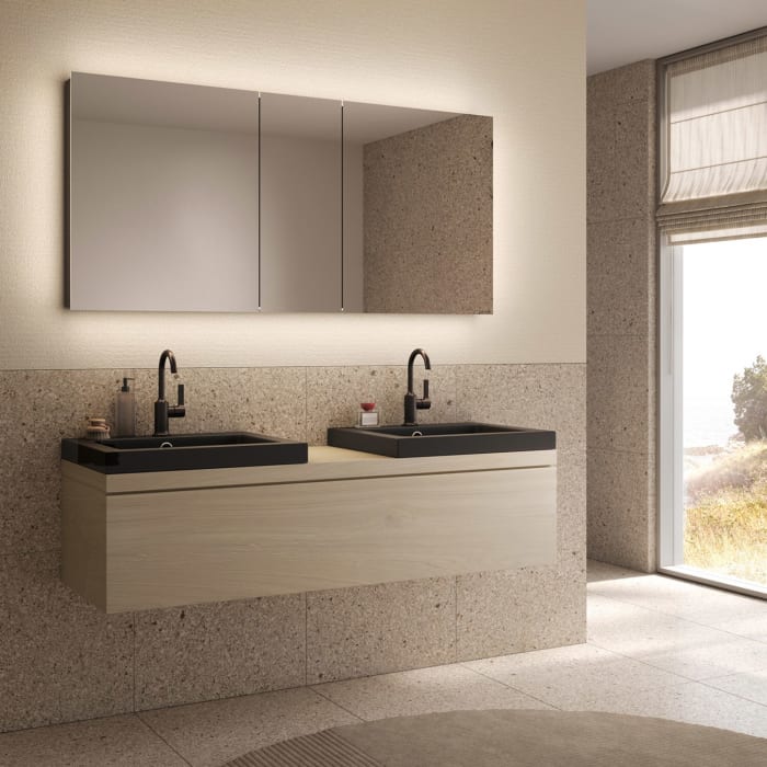 Schneider STYLE TW Spiegelschrank ALC2 150/3/TW 151,5 x 71,5 cm, CH