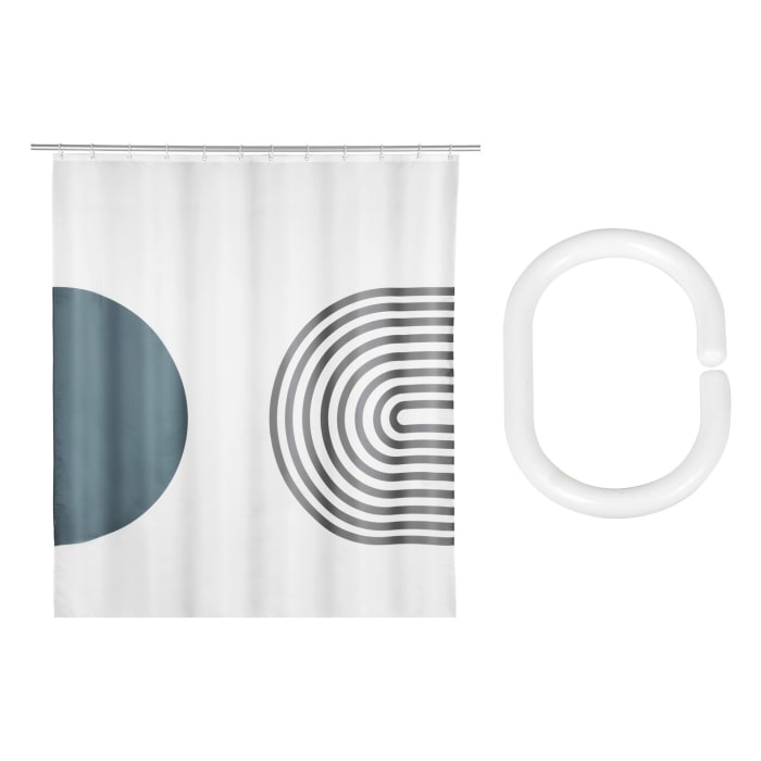SCHÖNER WOHNEN-Kollektion Orfa Duschvorhang, inkl. Duschvorhangringe