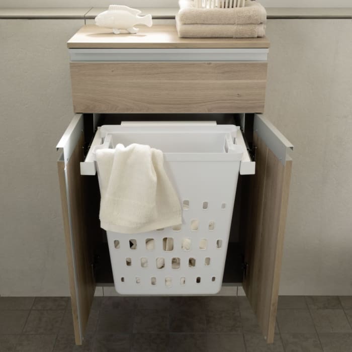 SCHÖNER WOHNEN-Kollektion Stockholm Highboard 60,2 x 89,2 cm mit 1 Schubkasten und 1 Wäscheauszug