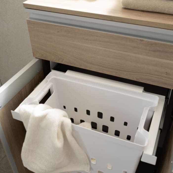 SCHÖNER WOHNEN-Kollektion Stockholm Highboard 60,2 x 89,2 cm mit 1 Schubkasten und 1 Wäscheauszug