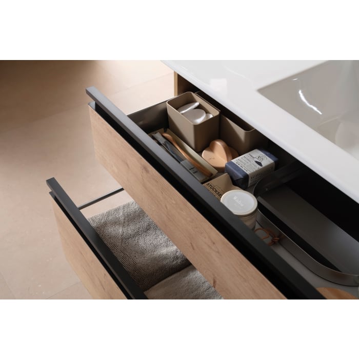 SCHÖNER WOHNEN-Kollektion Stockholm Keramikwaschtisch mit Unterschrank 102 cm