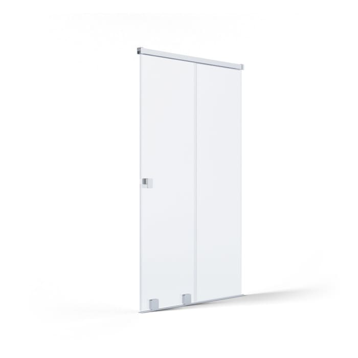 SCHÖNER WOHNEN-Kollektion FIT Schiebetür mit festem Glaselement 200 x 210 cm, Türanschlag rechts