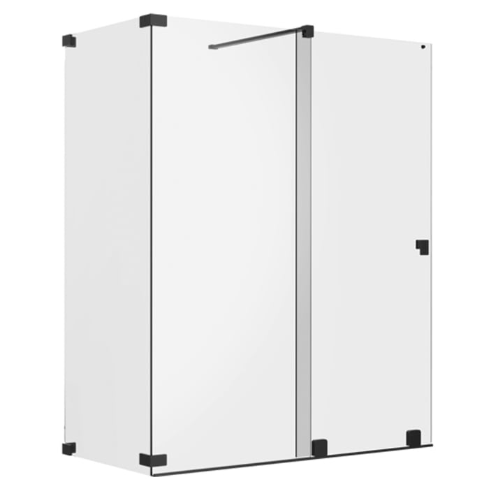 SCHÖNER WOHNEN-Kollektion FIT Walk-In Schiebetür mit Seitenwand 140 x 210 cm, Türanschlag links