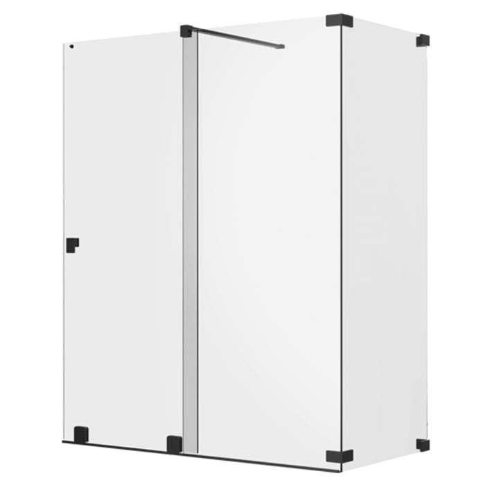 SCHÖNER WOHNEN-Kollektion FIT Walk-In Schiebetür mit Seitenwand 140 x 210 cm, Türanschlag rechts