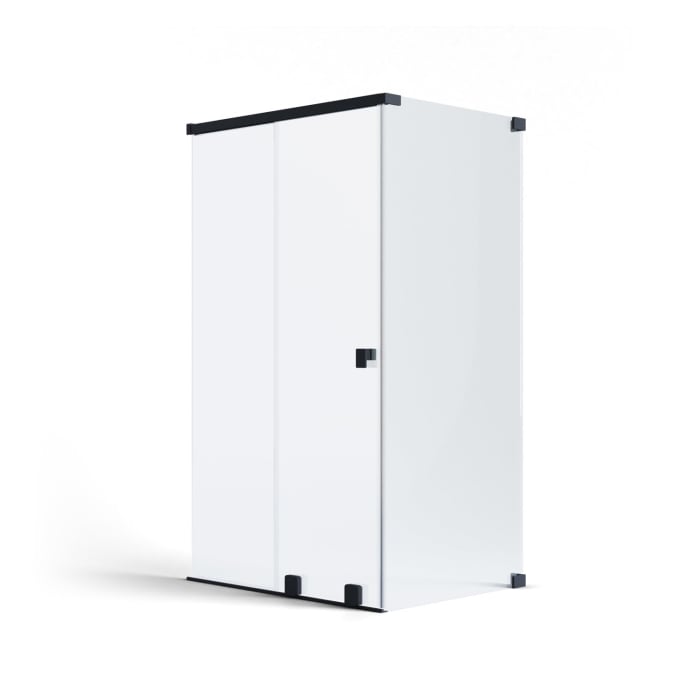 SCHÖNER WOHNEN-Kollektion FIT Schiebetür mit Seitenwand 200 x 140 x 210 cm, Türanschlag links