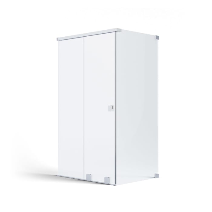 SCHÖNER WOHNEN-Kollektion FIT Schiebetür mit Seitenwand 200 x 140 x 210 cm, Türanschlag links