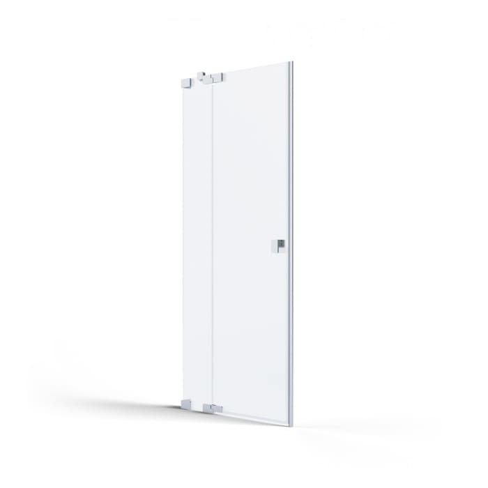 SCHÖNER WOHNEN-Kollektion FIT Nischentür mit festem Glaselement 140 x 210 cm, Türanschlag links