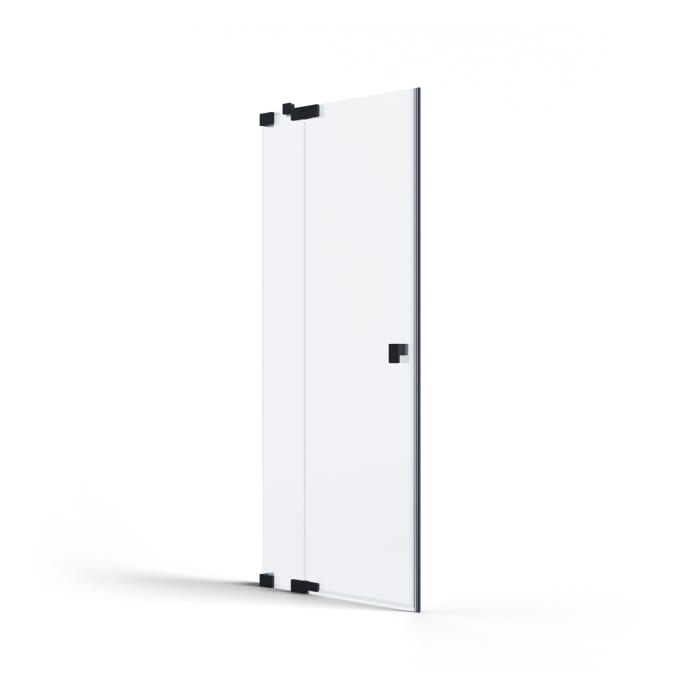 SCHÖNER WOHNEN-Kollektion FIT Nischentür mit festem Glaselement 140 x 210 cm, Türanschlag links