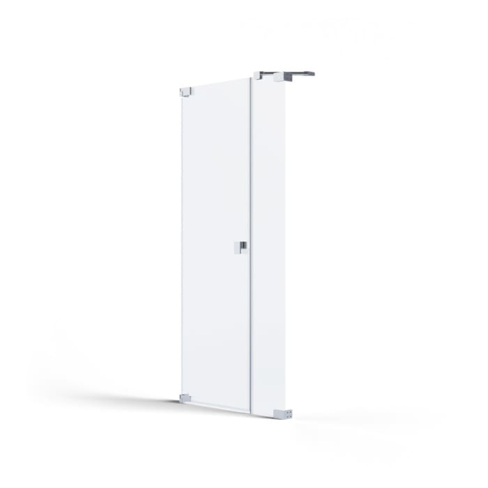 SCHÖNER WOHNEN-Kollektion FIT Nischentür mit festem Glaselement in Flucht 140 x 210 cm, Türanschlag links