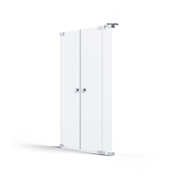 SCHÖNER WOHNEN-Kollektion FIT Pendeltür in Nische 200 x 210 cm, mit festem Glaselement rechts