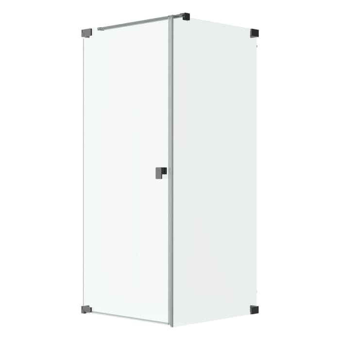 SCHÖNER WOHNEN-Kollektion FIT Drehtür mit Seitenwand 110 x 140 x 210 cm, Türanschlag links