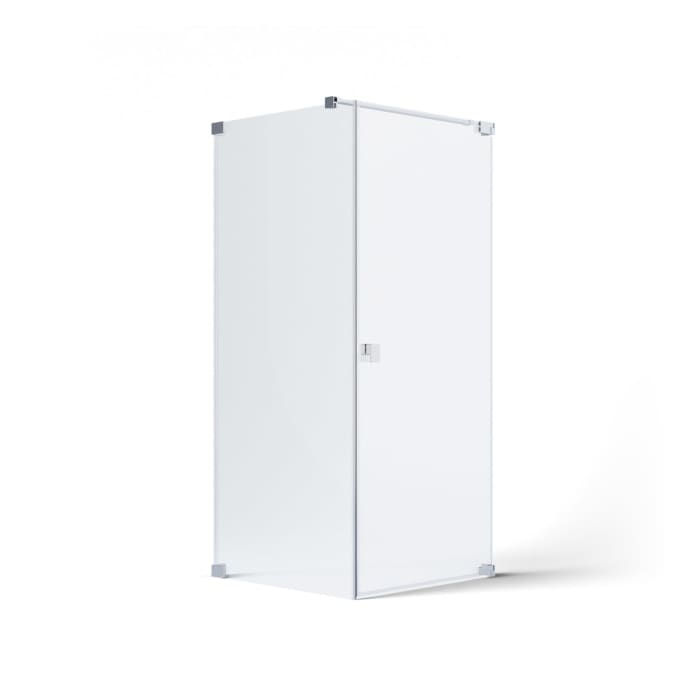 SCHÖNER WOHNEN-Kollektion FIT Drehtür mit Seitenwand 110 x 140 x 210 cm, Türanschlag rechts