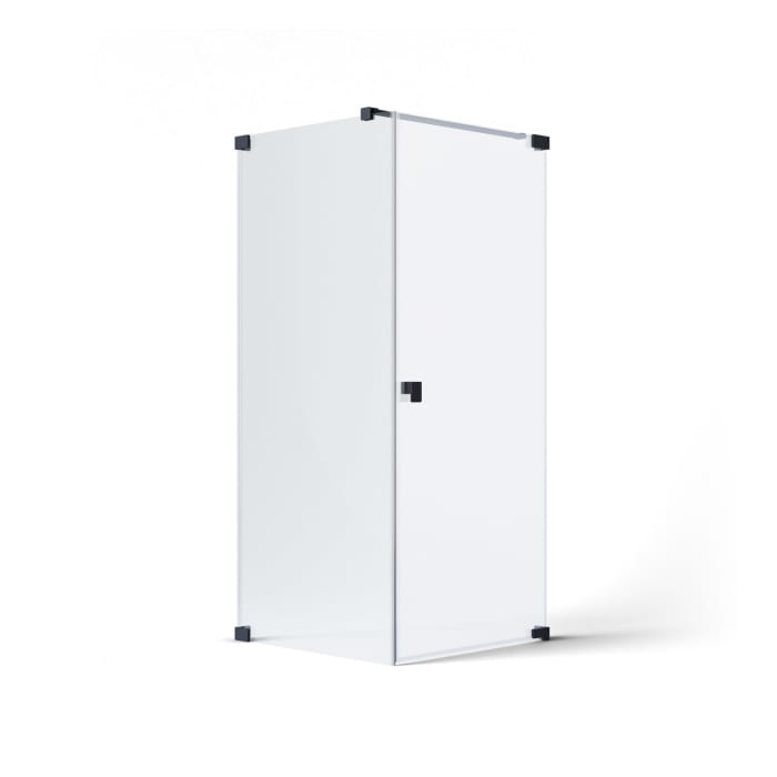 SCHÖNER WOHNEN-Kollektion FIT Drehtür mit Seitenwand 110 x 140 x 210 cm, mit Temperdur-Beschichtung, Türanschlag rechts