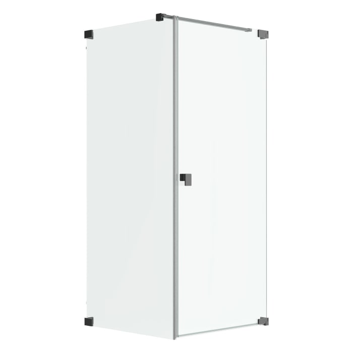 SCHÖNER WOHNEN-Kollektion FIT Drehtür mit Seitenwand 110 x 140 x 210 cm, Türanschlag rechts