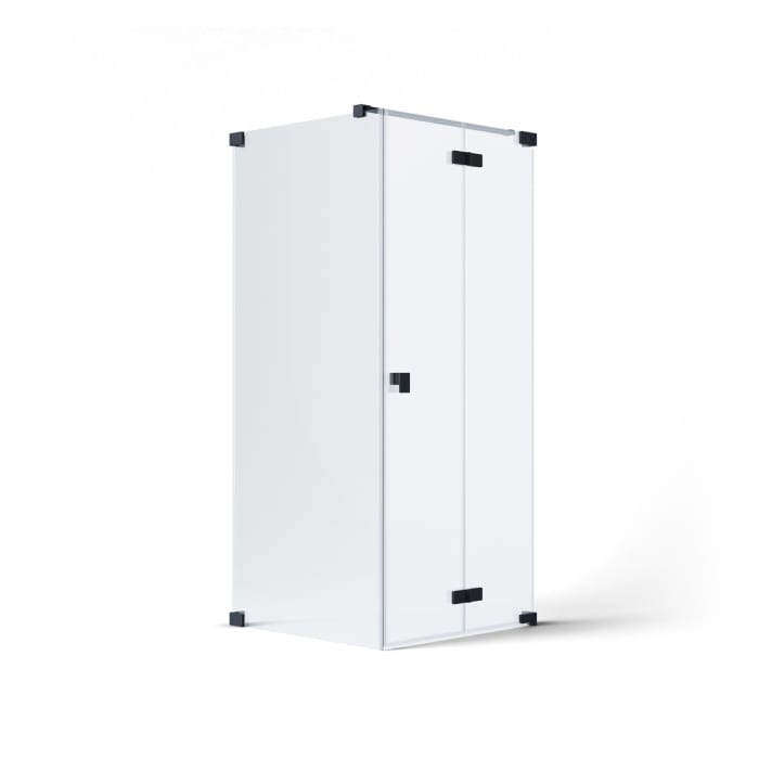 SCHÖNER WOHNEN-Kollektion FIT Drehfalttür mit Seitenwand 120 x 140 x 210 cm, Türanschlag rechts