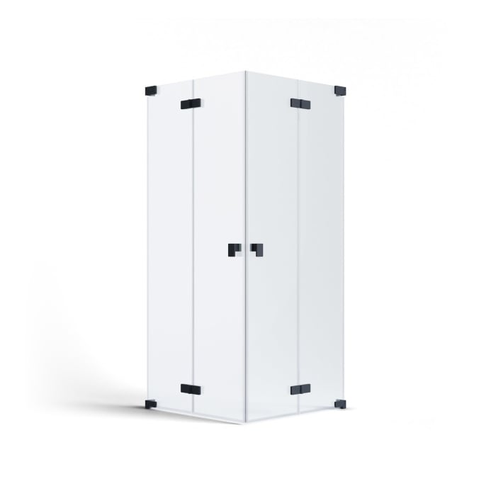 SCHÖNER WOHNEN-Kollektion FIT 2 Drehfalttüren 120 x 120 x 210 cm, mit Temperdur-Beschichtung