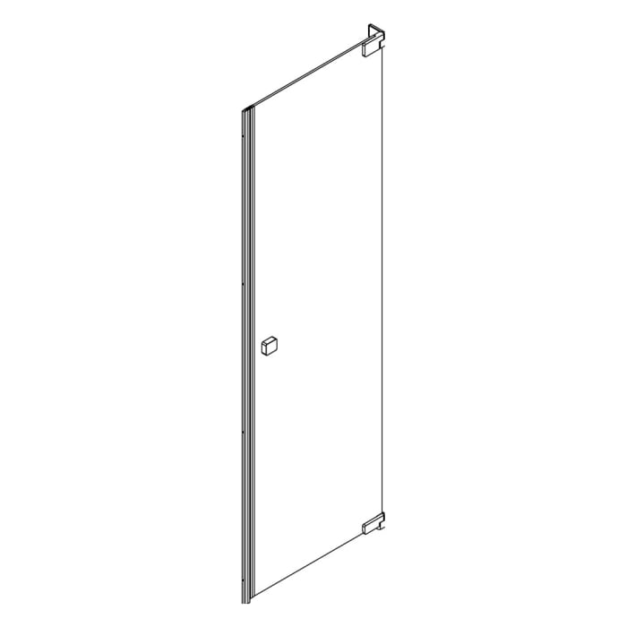 SCHÖNER WOHNEN-Kollektion FIT Nischentür 110 x 210 cm, Türanschlag rechts