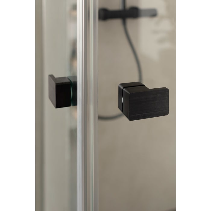 SCHÖNER WOHNEN-Kollektion FIT 2 Schiebetüren mit festem Glaselementen 200 x 200 x 210 cm