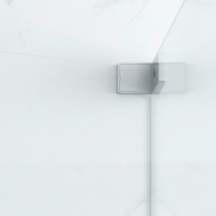 SCHÖNER WOHNEN-Kollektion FIT Walk-In Glaselement 150 x 210 cm, Anschlag rechts