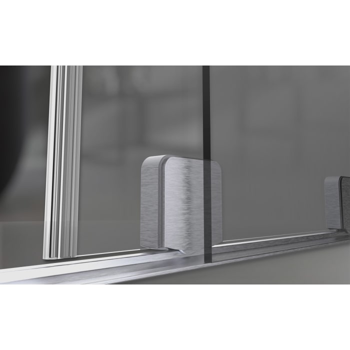 SCHÖNER WOHNEN-Kollektion FIT Walk-In Schiebetür mit Seitenwand 140 x 210 cm, Türanschlag links