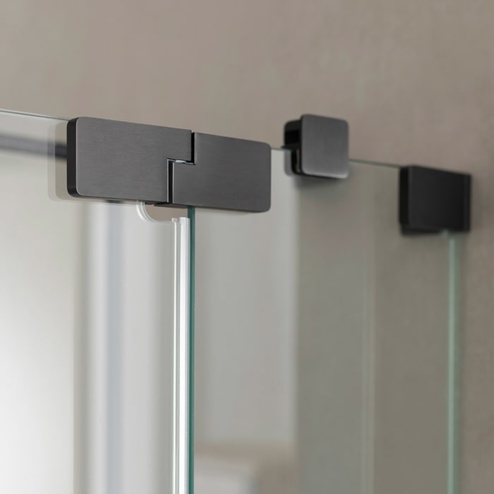 SCHÖNER WOHNEN-Kollektion FIT Pendeltür in Nische 200 x 210 cm, mit festem Glaselement rechts