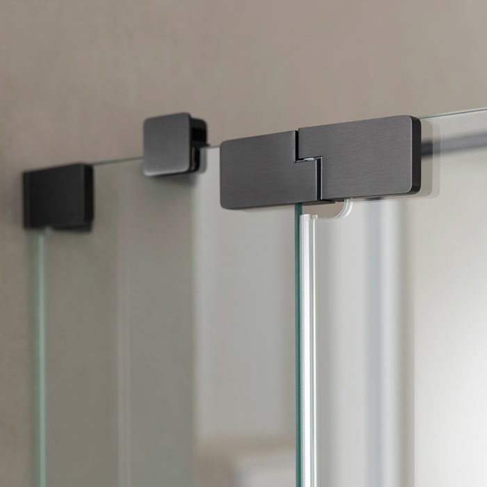 SCHÖNER WOHNEN-Kollektion FIT Pendeltür in Nische 200 x 210 cm, mit festem Glaselement links