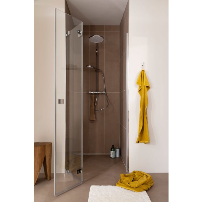 SCHÖNER WOHNEN-Kollektion FIT Drehfalttür in Nische 120 x 210 cm, Türanschlag links