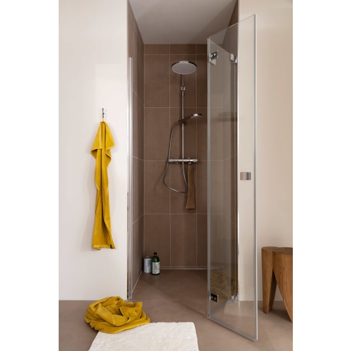 SCHÖNER WOHNEN-Kollektion FIT Drehfalttür in Nische 120 x 210 cm, Türanschlag rechts