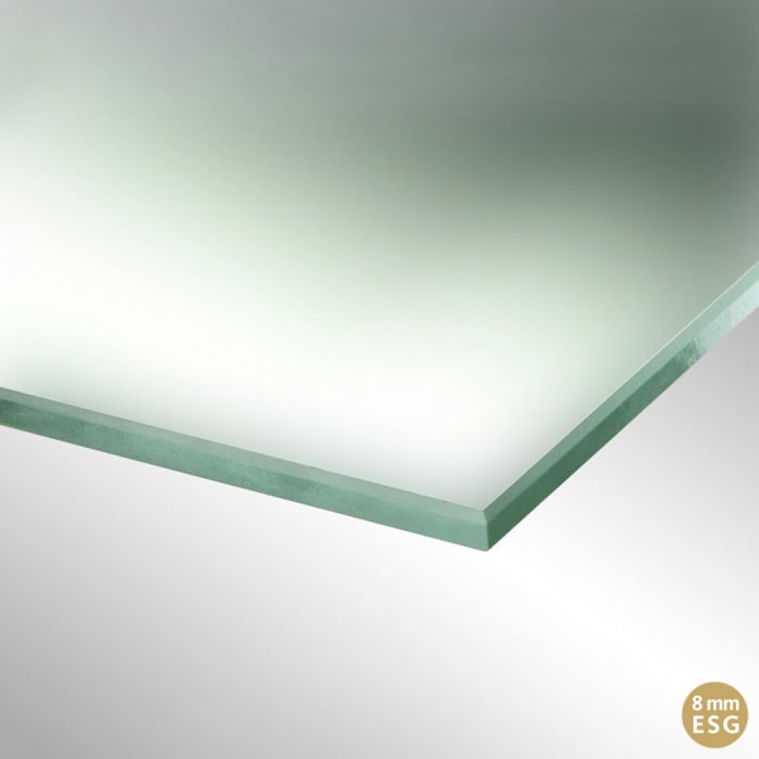 SCHÖNER WOHNEN-Kollektion FIT Walk-In Glaselement 150 x 210 cm, Anschlag rechts