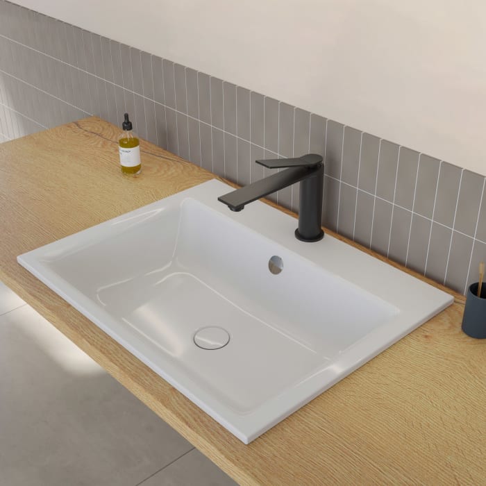 SCHÖNER WOHNEN-Kollektion SKAGEN Einbau-Waschtisch 60 x 46 cm