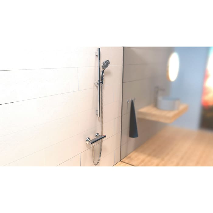 Schütte AQUA 2 SAVE Stangenbrauseset mit Thermostat