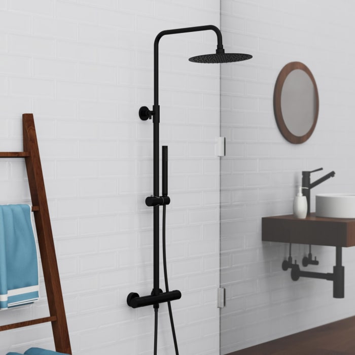 Schütte AQUADUCT Überkopf-Brauseset mit Thermostatarmatur