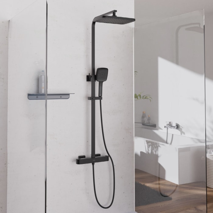 Schütte GRAN CANARIA Überkopfbrause-Set, mit Thermostatarmatur