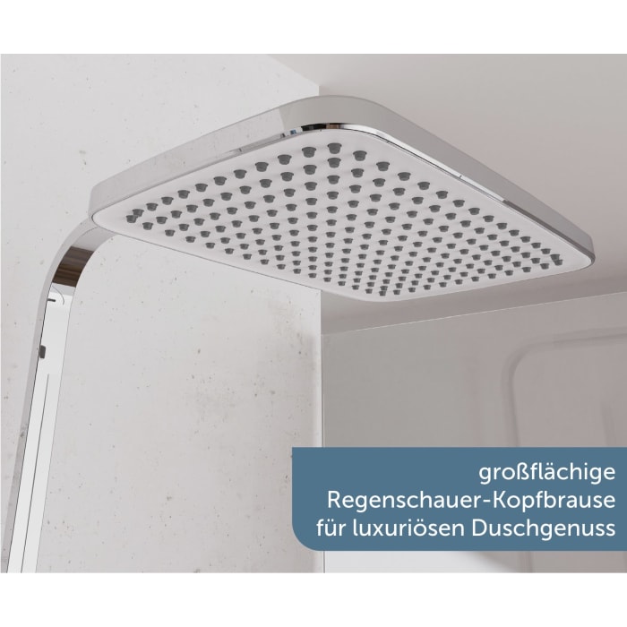 Schütte GRAN CANARIA Überkopfbrause-Set, mit Thermostatarmatur