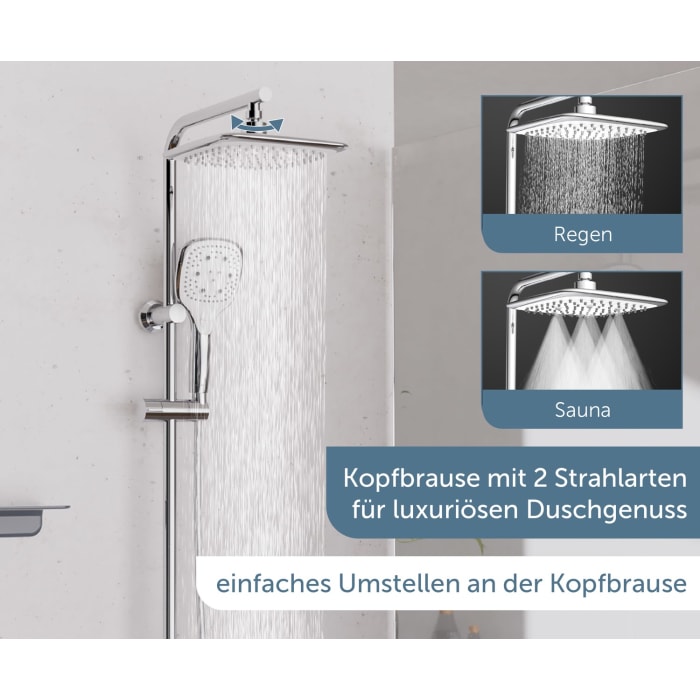Schütte MADEIRA Überkopfbrause-Set