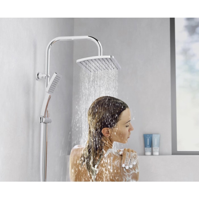 Schütte MALLORCA Duschsystem mit Kopfbrause und Handbrause, ohne Armatur