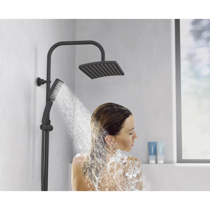 Schütte MALLORCA Duschsystem mit Kopfbrause und Handbrause, ohne Armatur