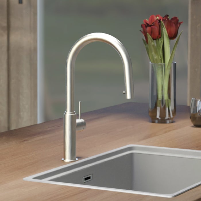 Schütte BLACKPOOL Spültischarmatur, mit herausziehbarem Auslauf