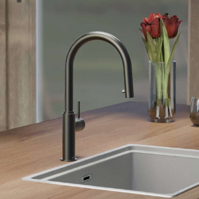 Schütte BLACKPOOL Spültischarmatur, mit herausziehbarem Auslauf