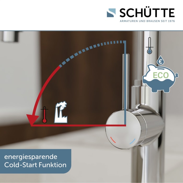 Schütte BLACKPOOL Spültischarmatur, mit herausziehbarem Auslauf