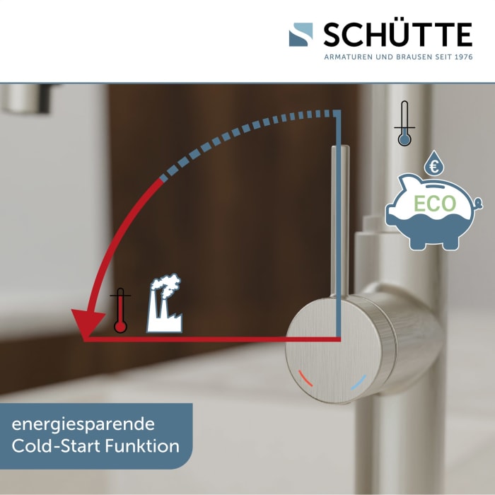 Schütte BLACKPOOL Spültischarmatur, mit herausziehbarem Auslauf